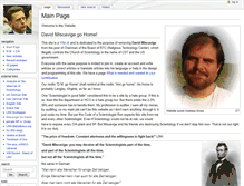 Tablet Screenshot of davidmiscavige.wikiscientology.org